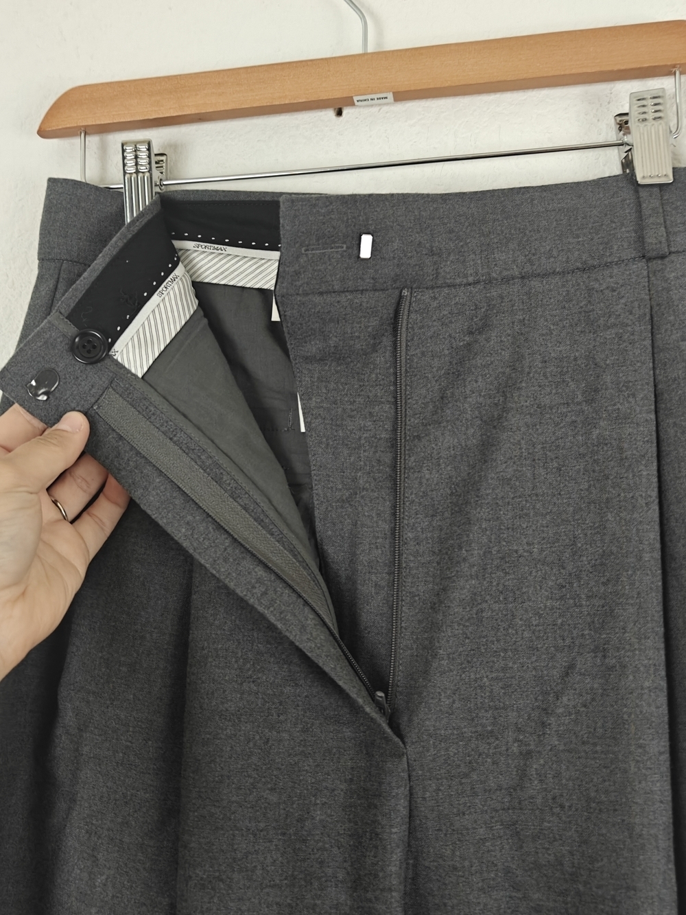Sportmax Kiens12 Oversized Tailored Over Pants NWT Wide-Leg Statement Trousers 8 - Picture 14 of 16